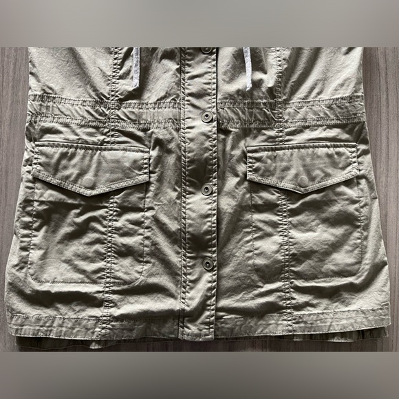 Tribal Hooded Vest - Cargo Pockets & Olive Grey - Size Medium - Picture 6 of 16